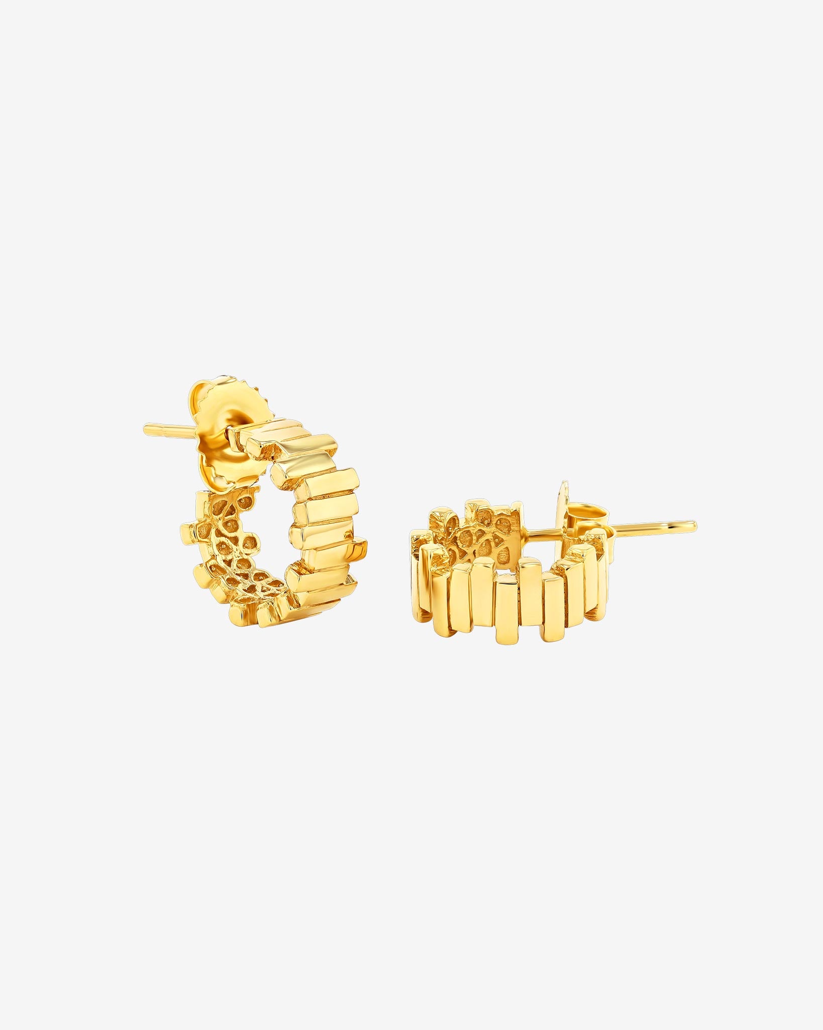 Suzanne Kalan Golden Stacker Mini Hoops in 18k yellow gold