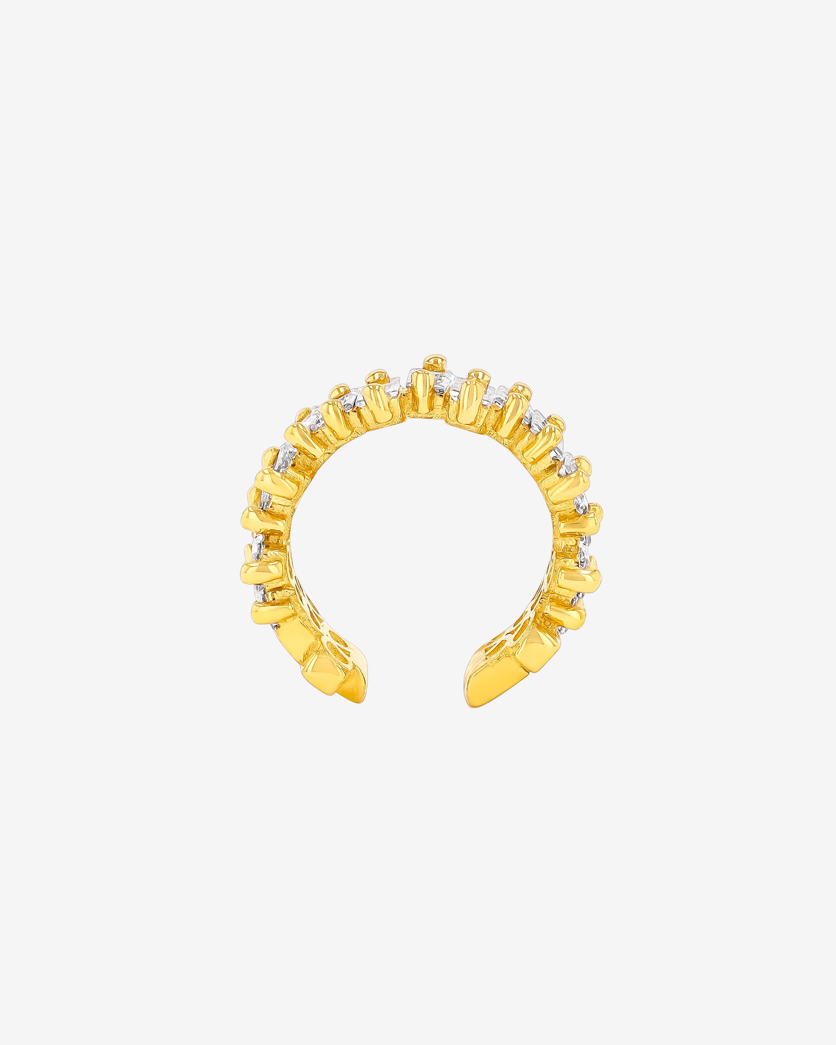 Suzanne Kalan Classic Diamond Ear Cuff in 18k yellow gold
