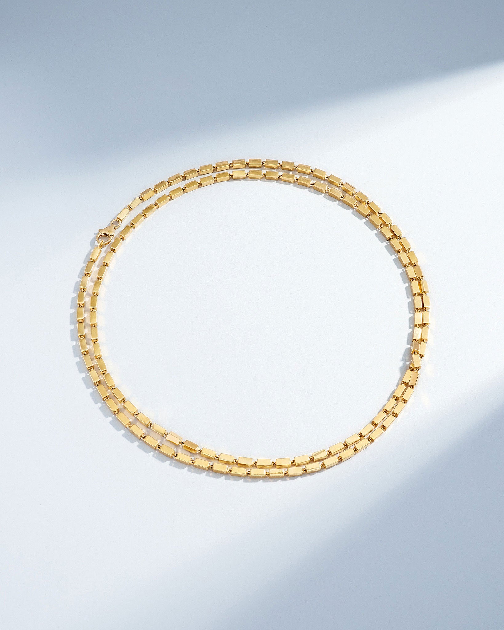 Suzanne Kalan Block-Chain Thick 36" Necklace in 18k yellow gold 