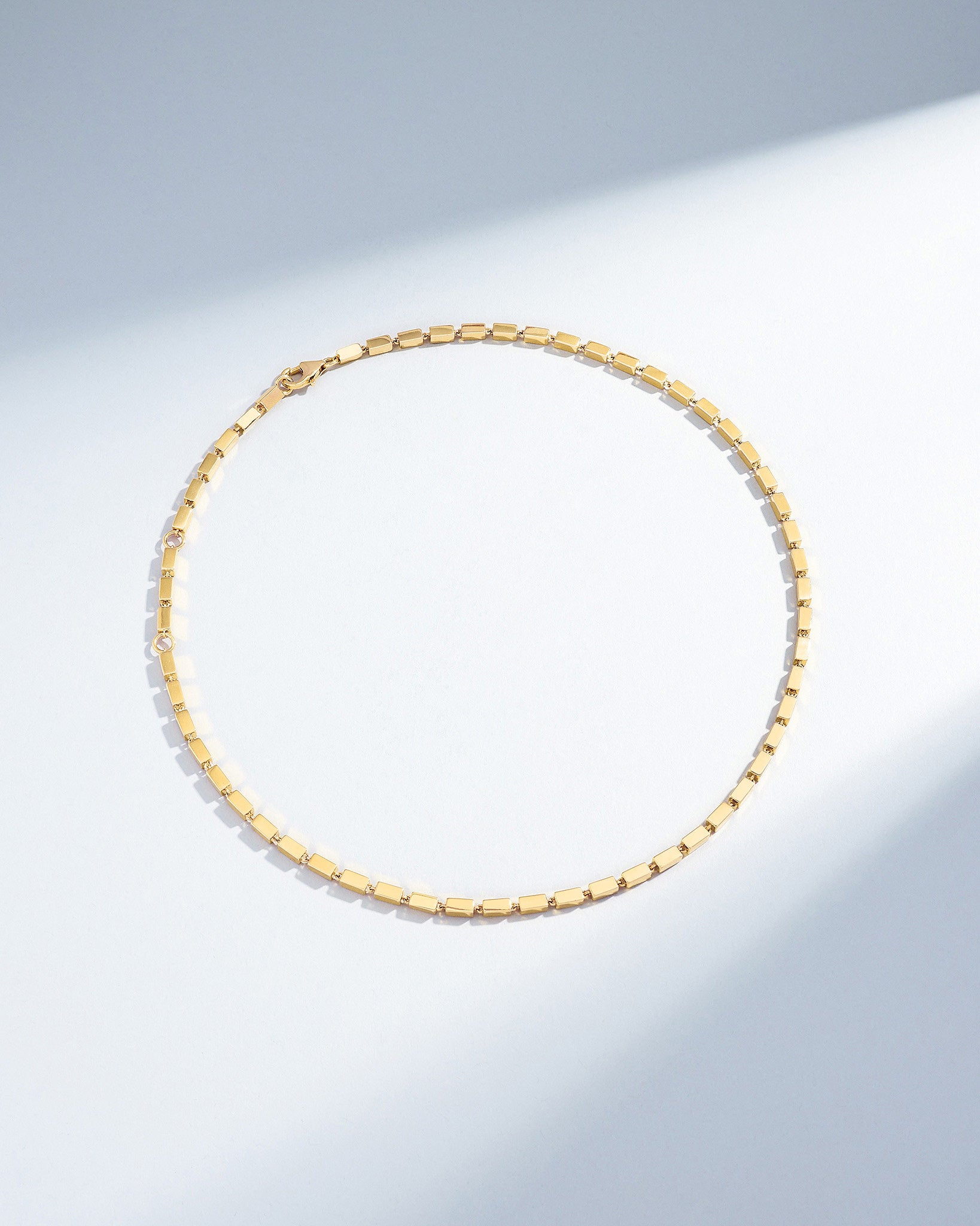 Suzanne Kalan Block-Chain Thick Necklace in 18k yellow gold
