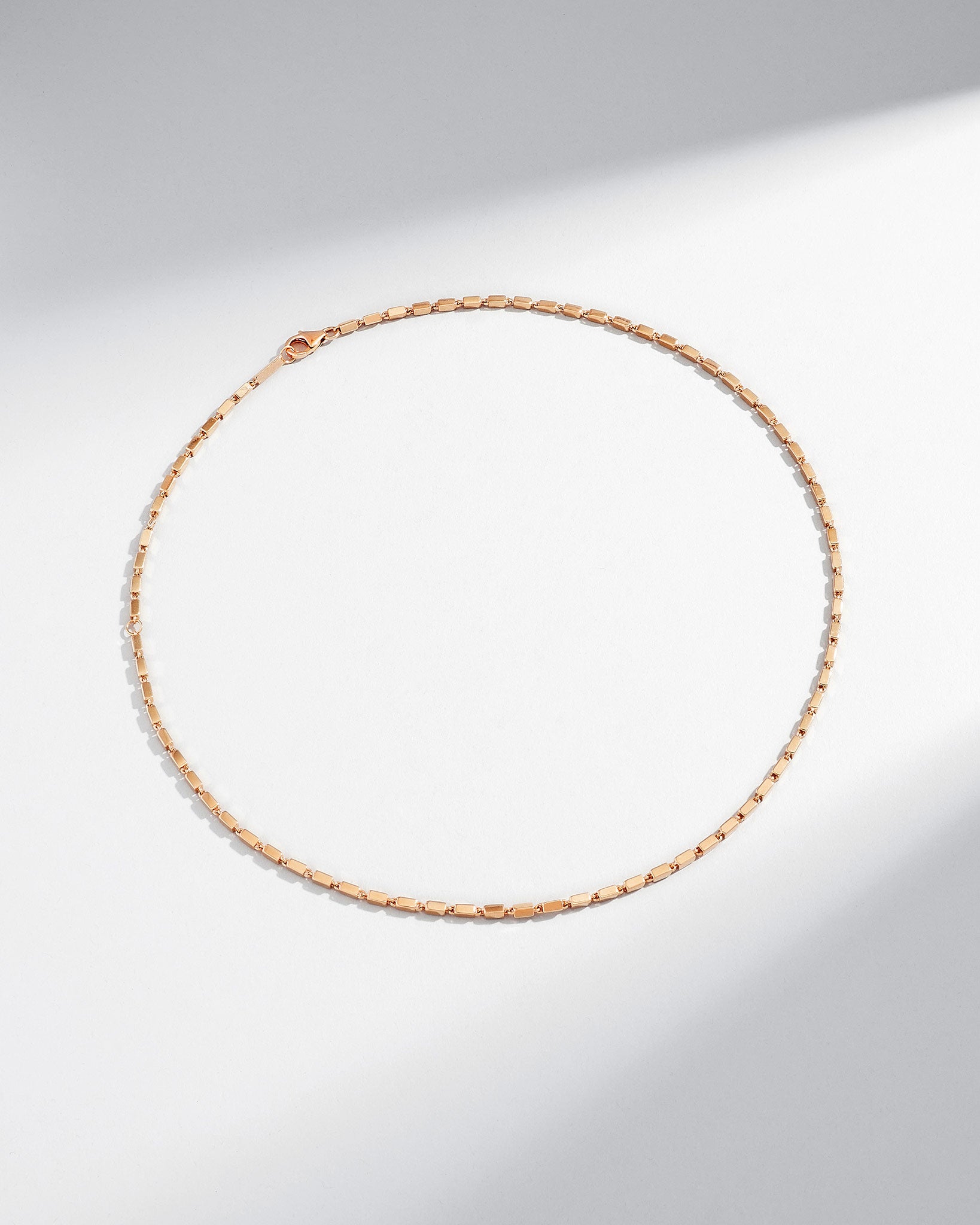 Suzanne Kalan Block-Chain Medium Necklace in 18k rose gold