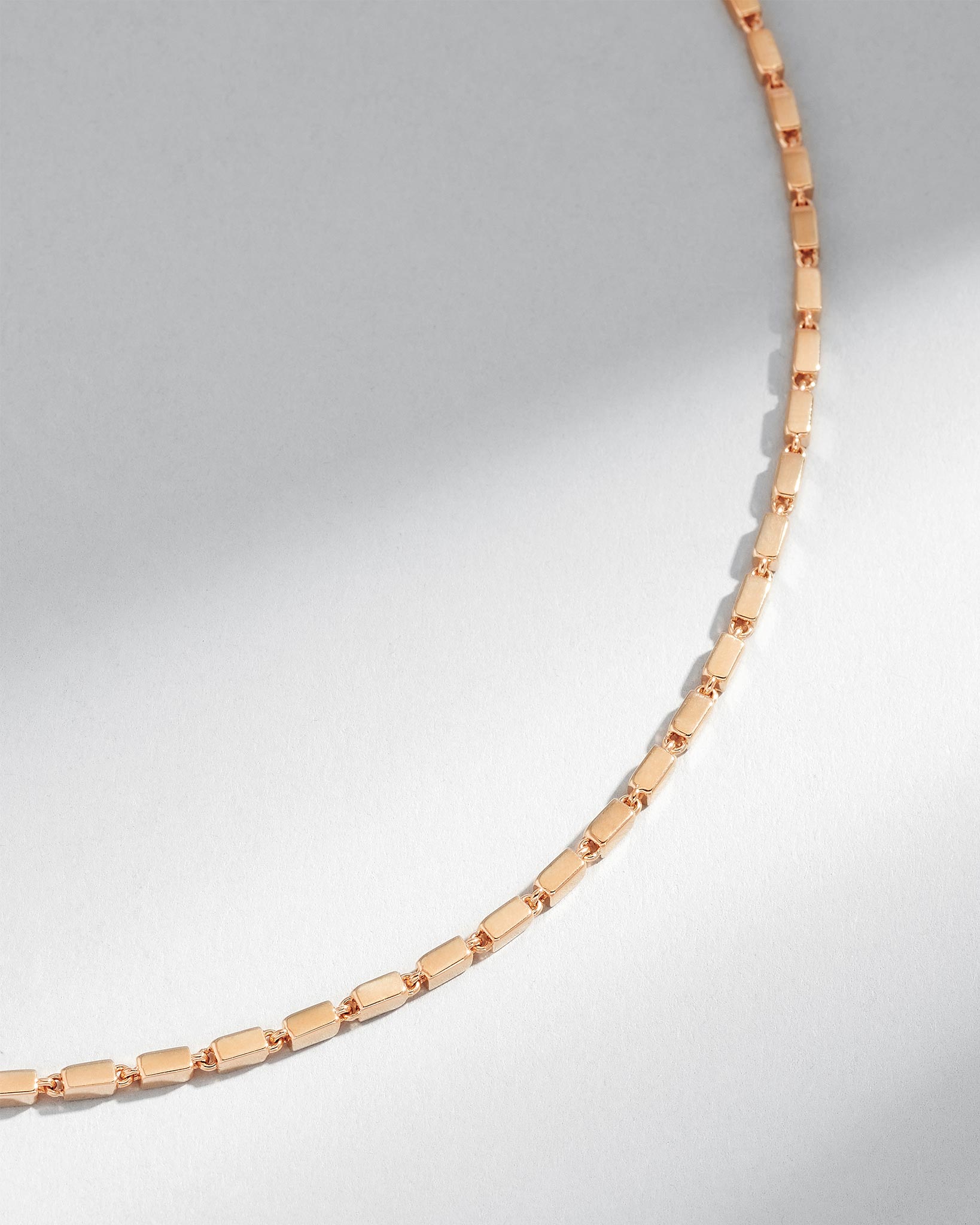 Suzanne Kalan Block-Chain Medium Necklace in 18k rose gold