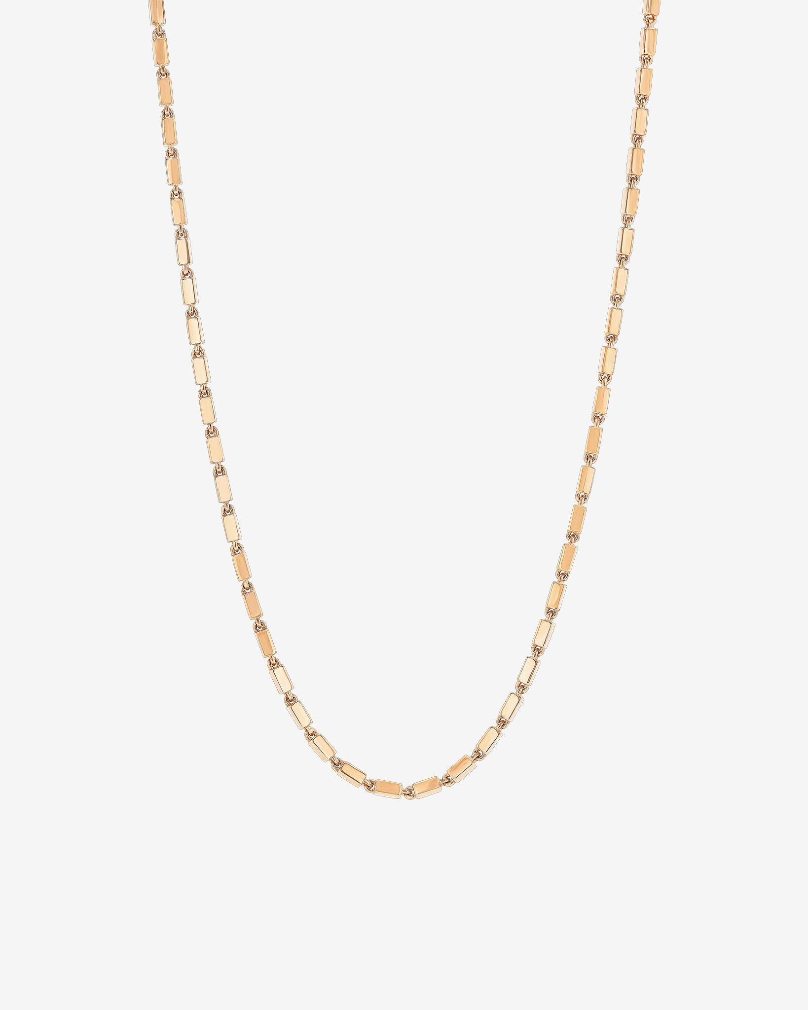 Suzanne Kalan Block-Chain Medium Necklace in 18k rose gold