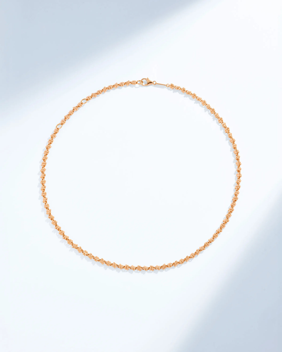 Suzanne Kalan Gilded Cluster Midi Chain Necklace in 18k rose gold