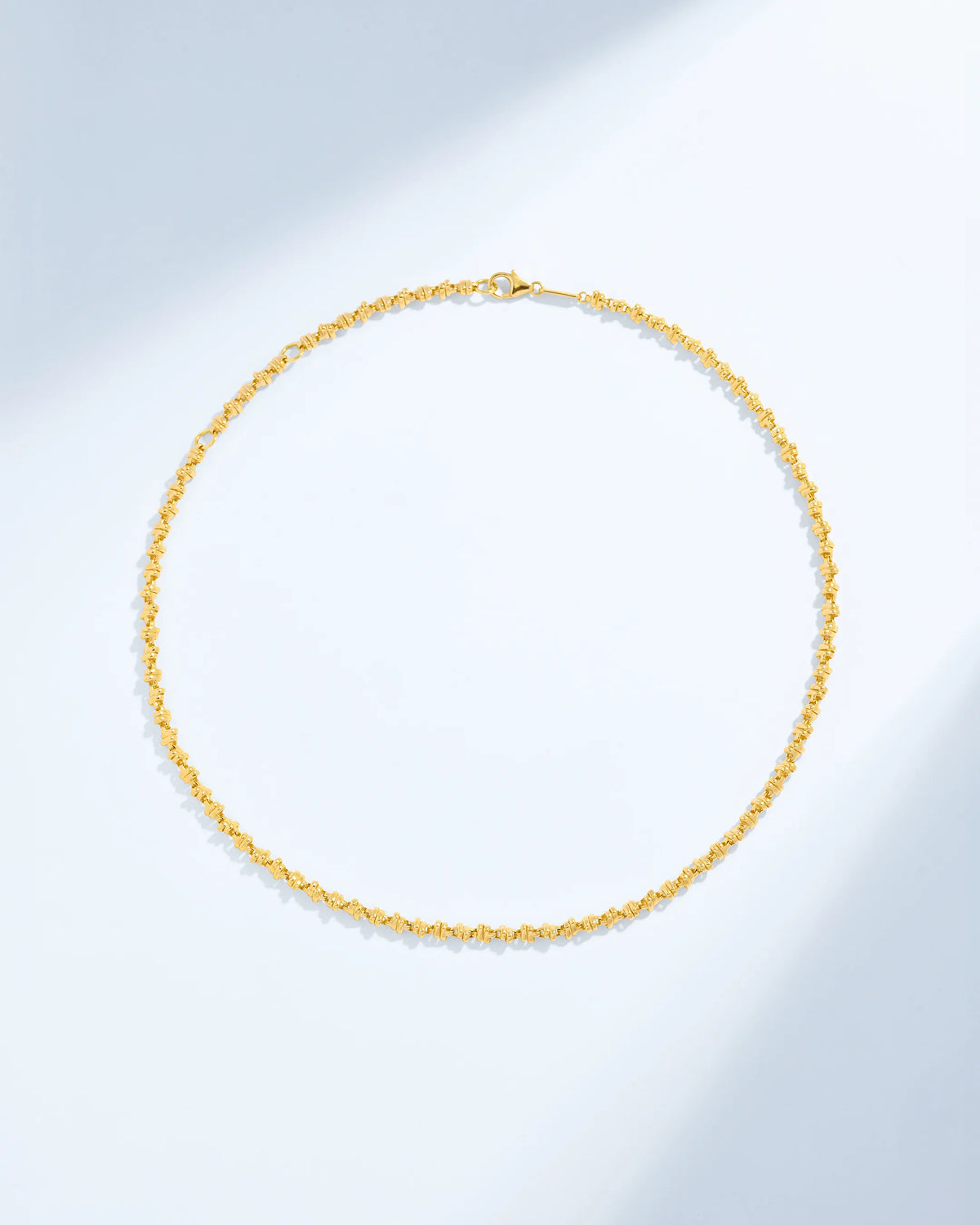 Suzanne Kalan Gilded Cluster Midi Chain Necklace in 18k yellow gold