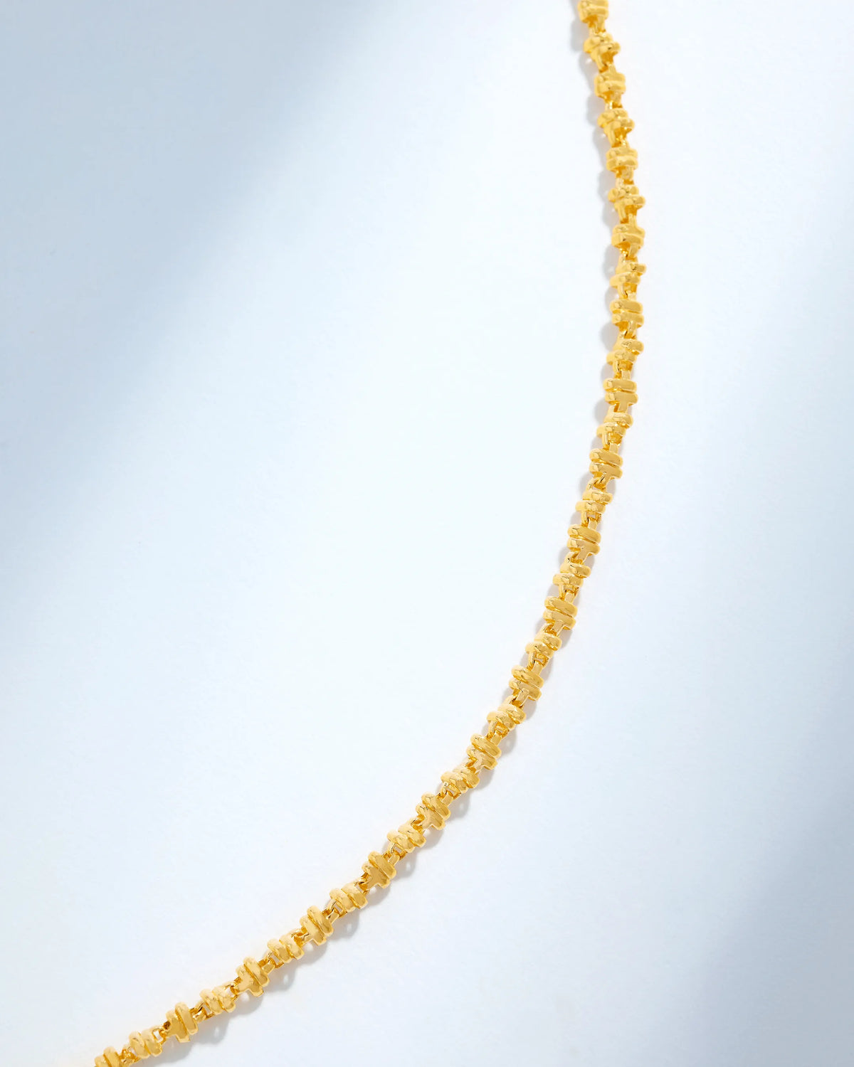 Suzanne Kalan Gilded Cluster Mini Chain Necklace in 18k yellow gold