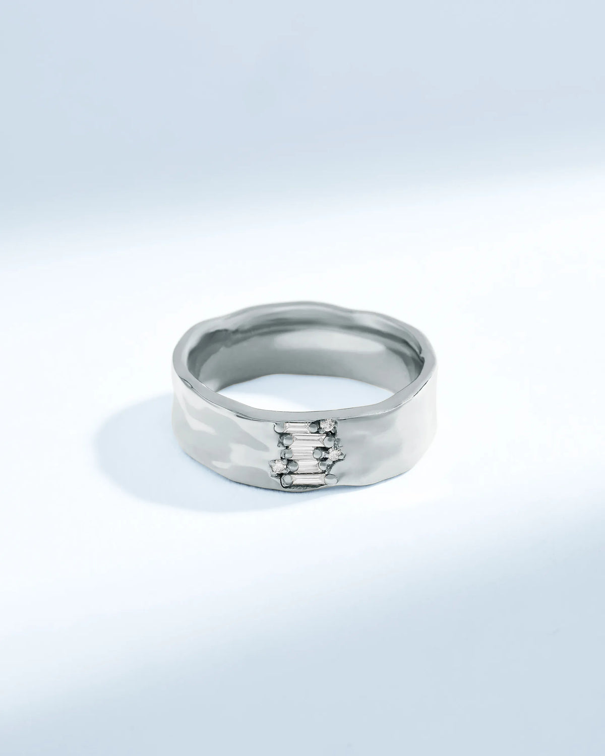 Suzanne Kalan Gilded Diamond Mini Band in 18k white gold