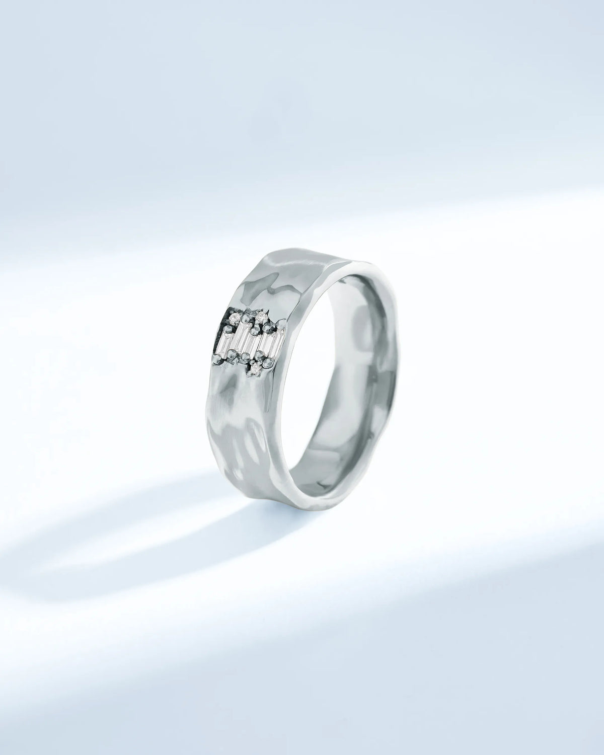 Suzanne Kalan Gilded Diamond Mini Band in 18k white gold