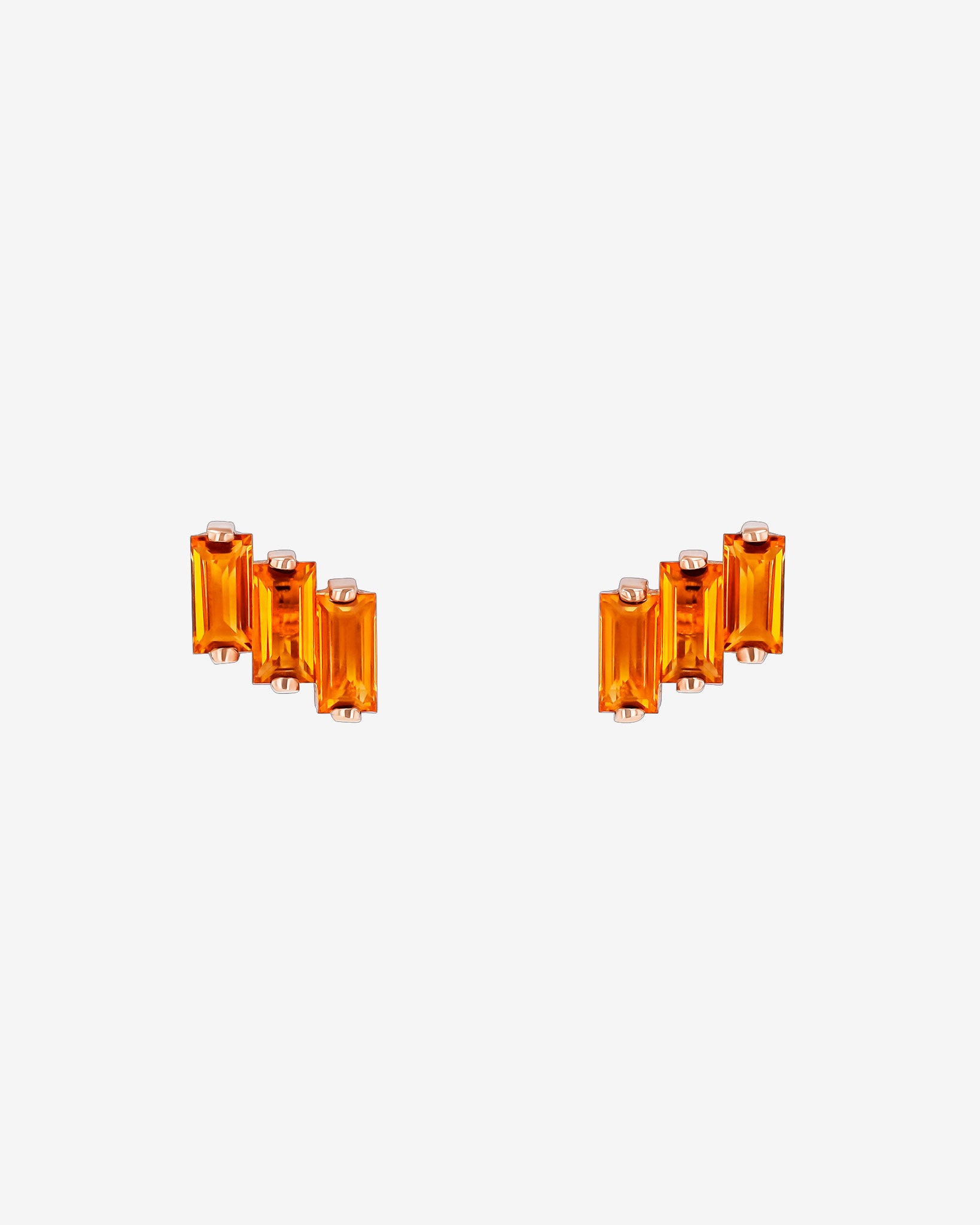 Kalan By Suzanne Kalan Amalfi Citrine Studs in 14k rose gold