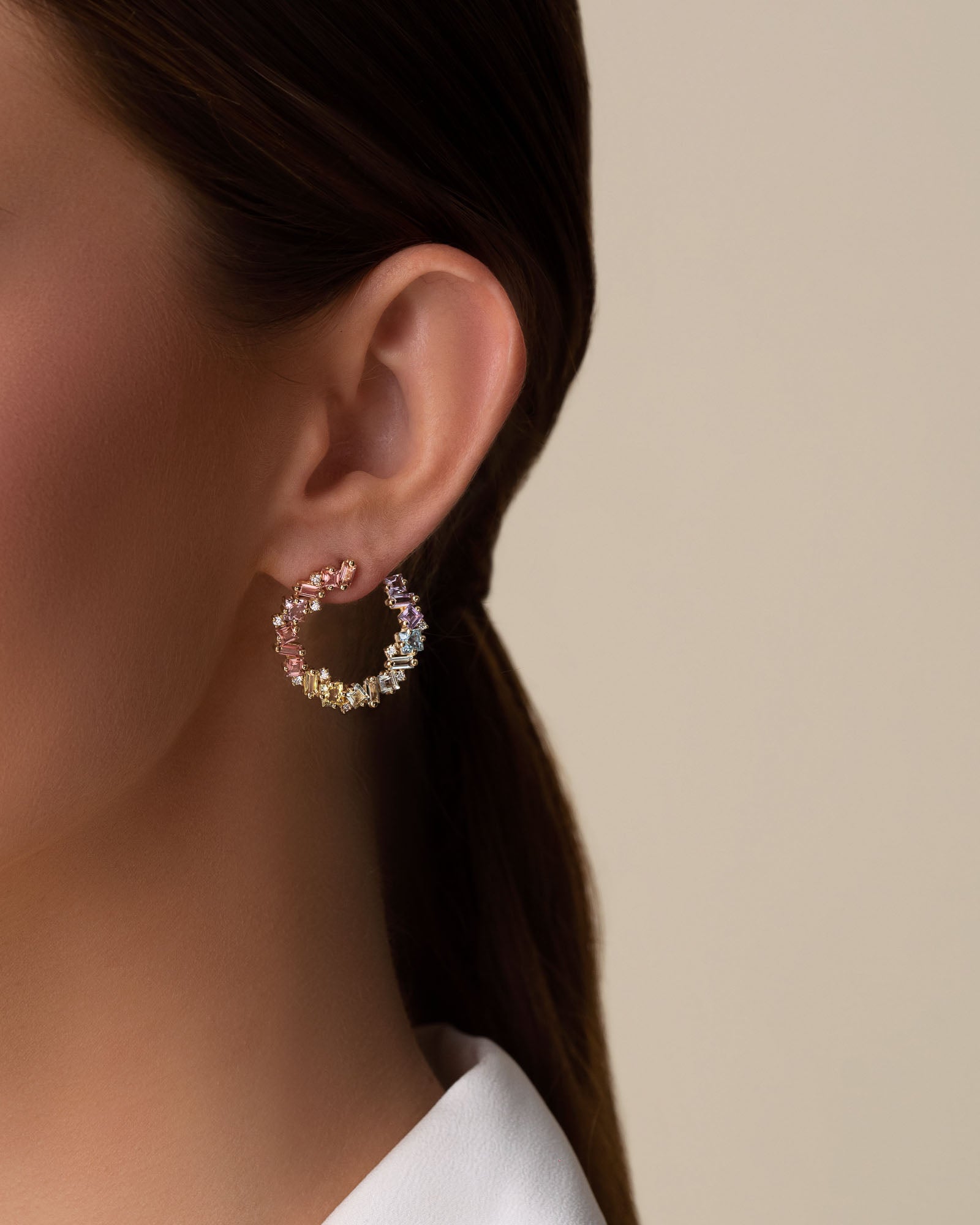 Nadima Midi Spiral Hoops
