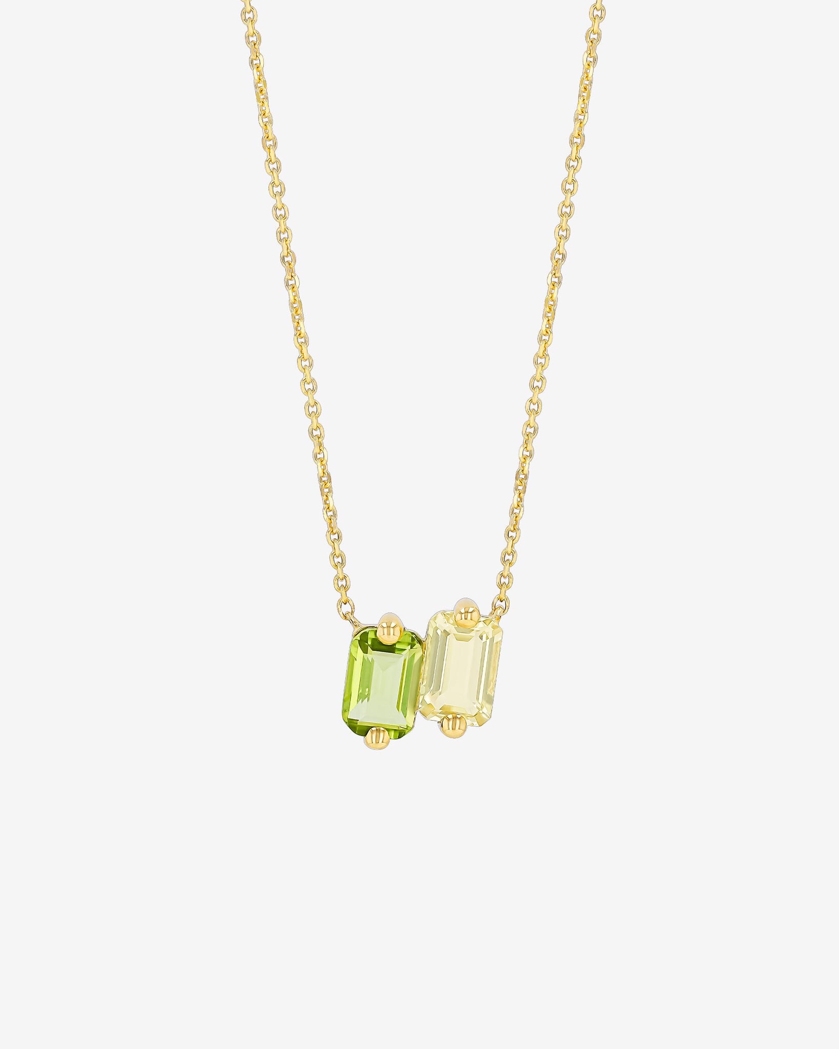 Kalan By Suzanne Kalan Ann Light Green Ombre Mini Pendant in 14k yellow gold