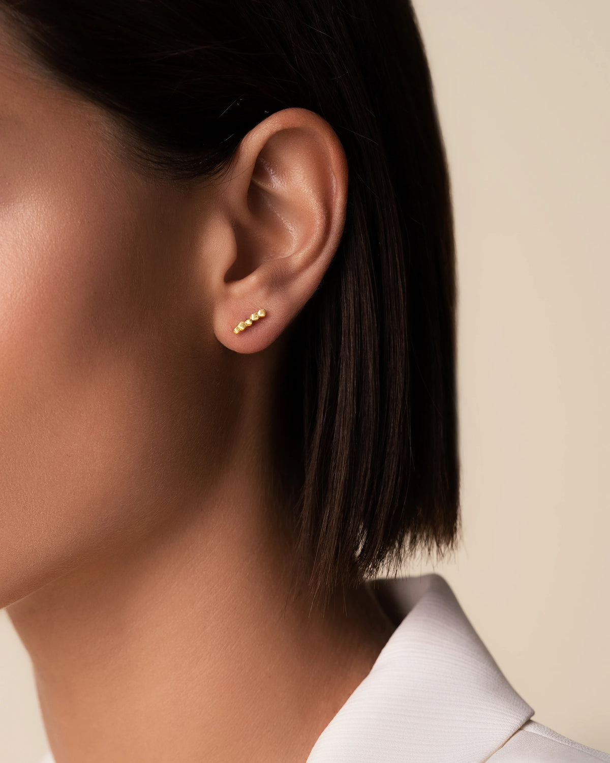 Suzanne Kalan Golden Mini Studs in 18k yellow gold