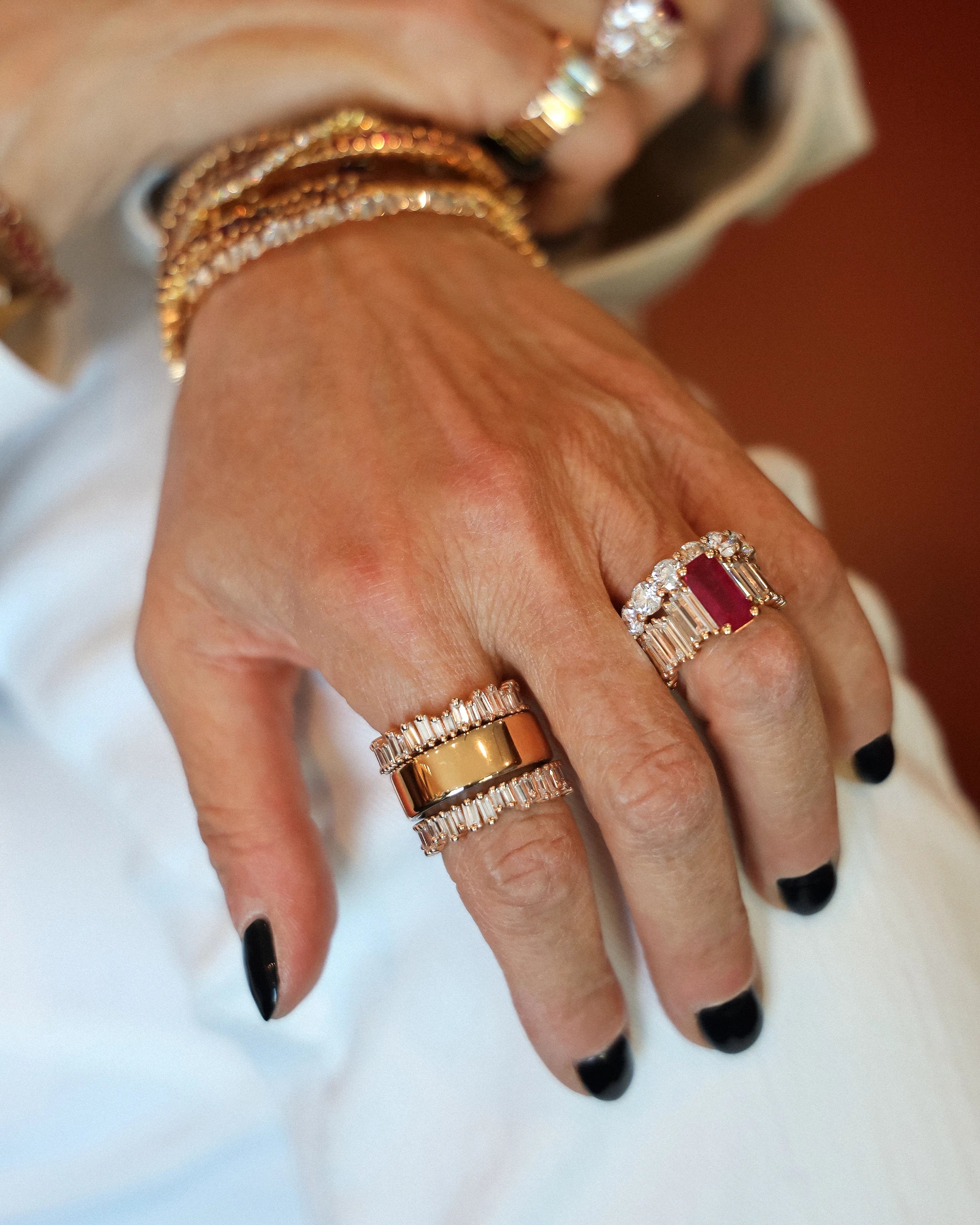 One of a Kind Ruby Sunset Ring