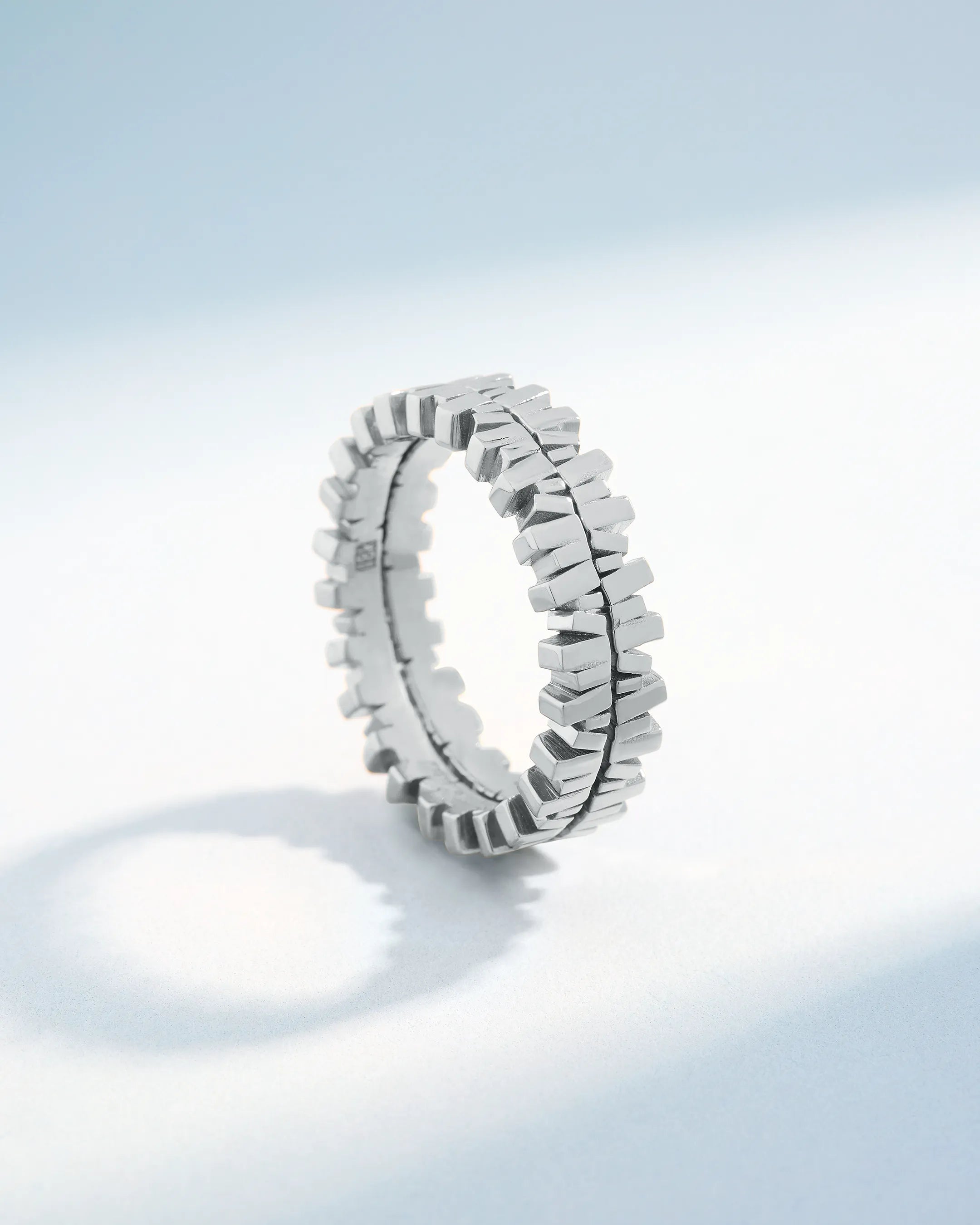 Suzanne Kalan Golden Age Stacker Ring Jackets in 18k white gold