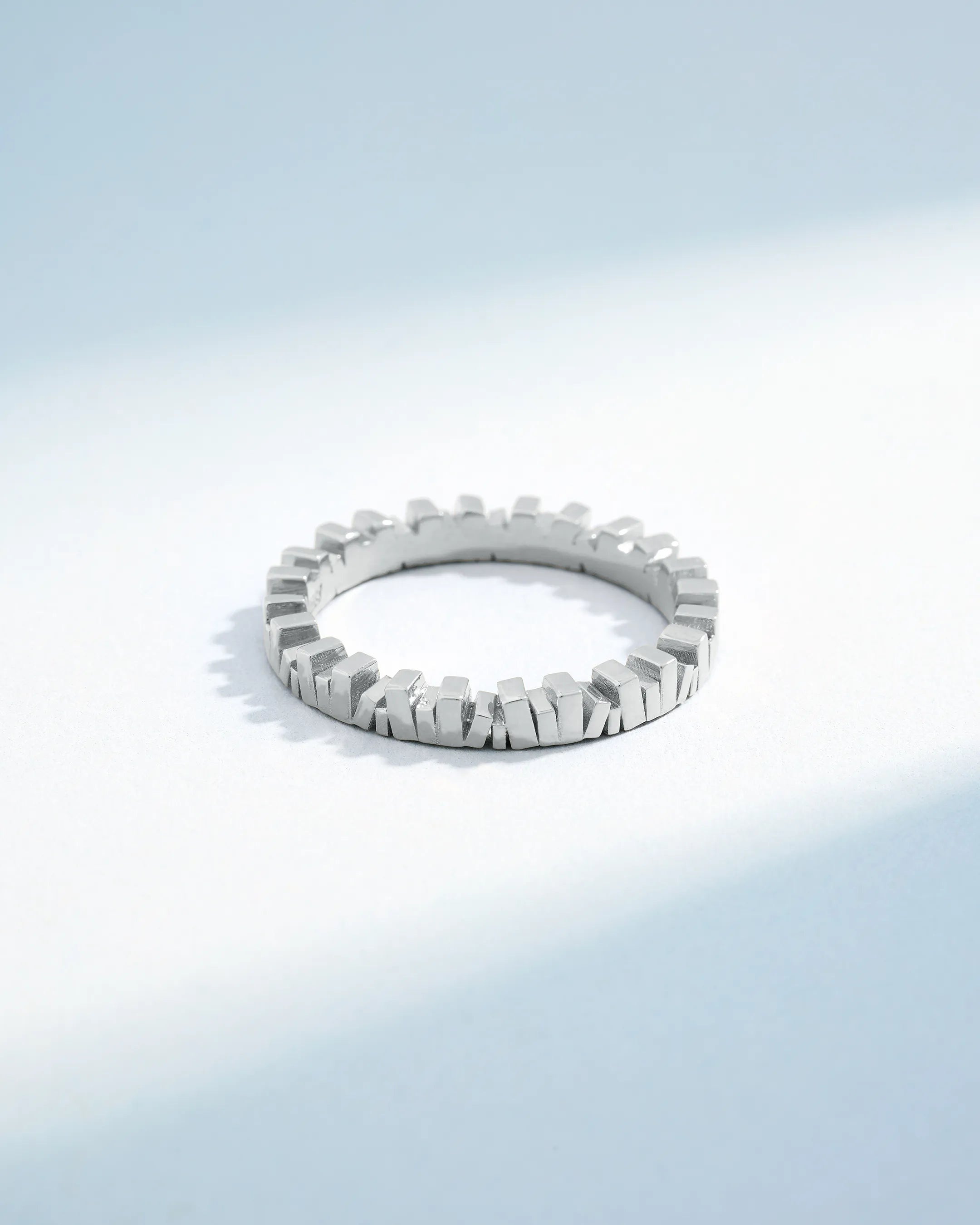 Suzanne Kalan Golden Age Stacker Ring Jackets in 18k white gold