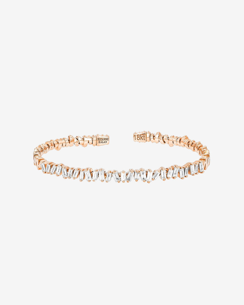 Suzanne Kalan Classic Diamond Bangle in 18k rose gold