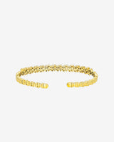 Suzanne Kalan Classic Diamond Shimmer Bangle in 18k yellow gold