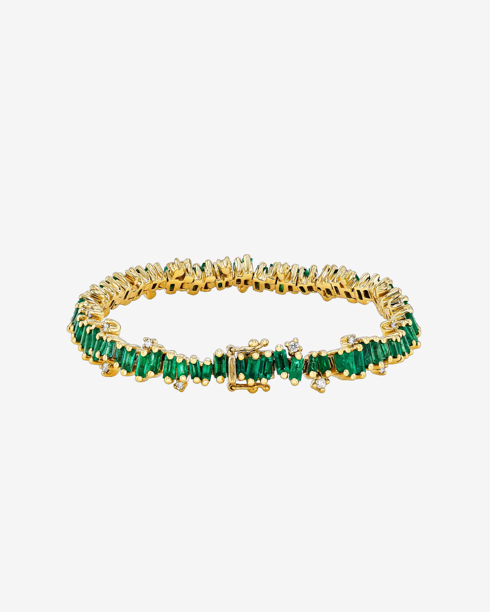 Bold Burst Emerald Tennis Bracelet | SUZANNE KALAN®