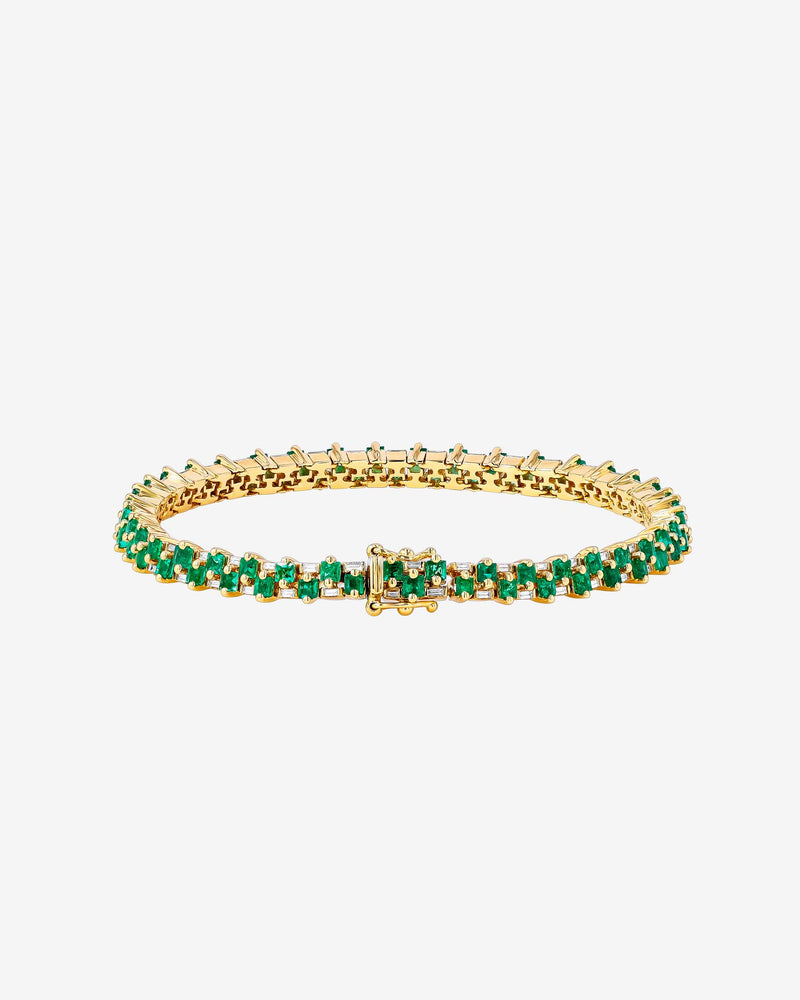 Princess Mini Stack Emerald Tennis Bracelet | SUZANNE KALAN®
