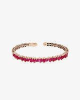 Suzanne Kalan Bold Ruby Bangle in 18k rose gold