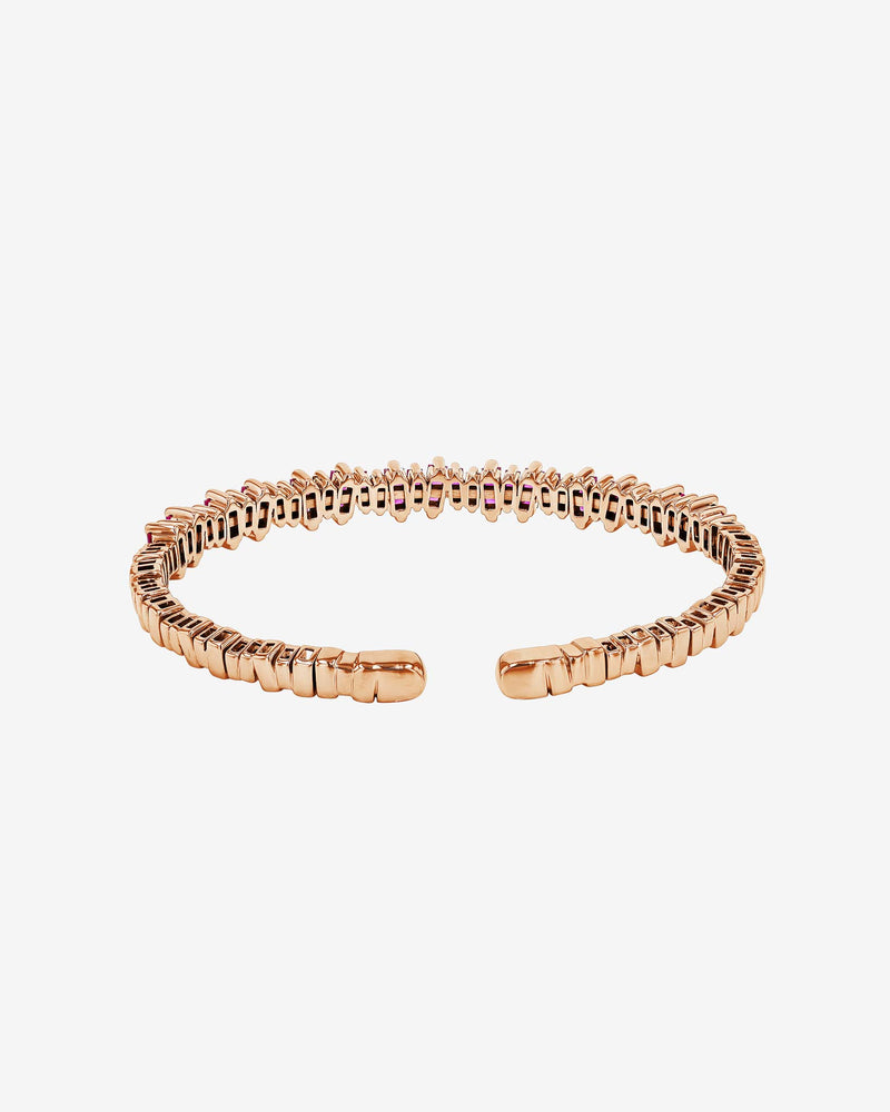 Suzanne Kalan Bold Ruby Bangle in 18k rose gold