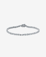 Suzanne Kalan Golden Thin Tennis Bracelet in 18k white gold
