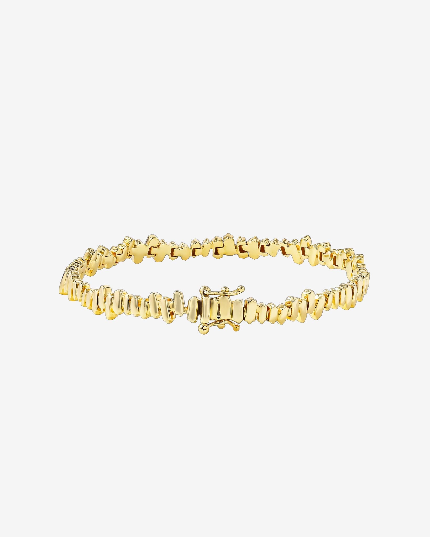 Suzanne Kalan Golden Tennis Bracelet in 18k yellow gold