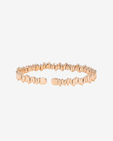 Suzanne Kalan Bold Reborn Pastel Sapphire Bangle in 18k rose gold