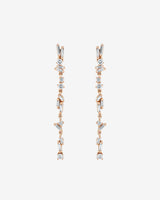 Suzanne Kalan Classic Diamond Sparkler Drop Earrings in 18k rose gold