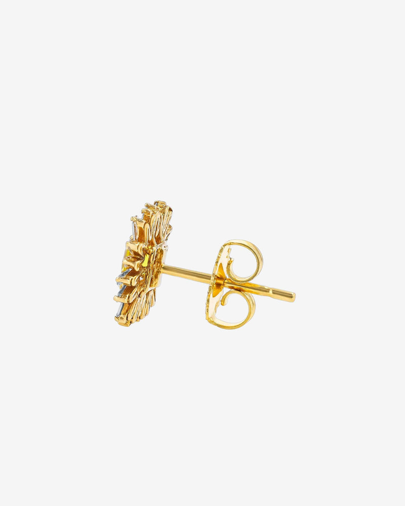 Suzanne Kalan Bella Yellow Sapphire Stud Earrings in 18k yellow gold