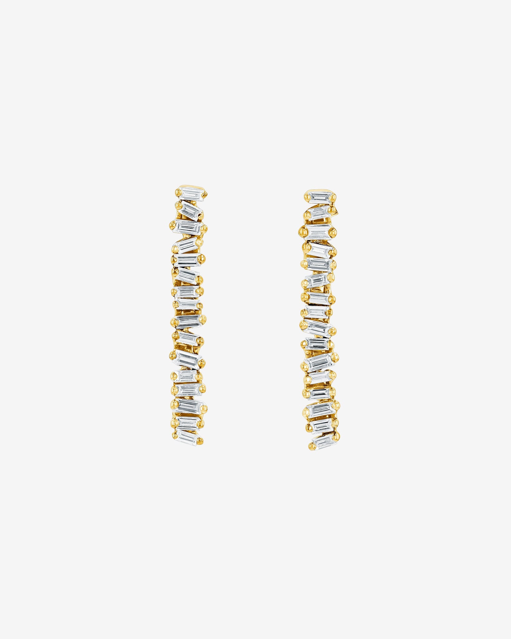 Classic Diamond Mini Tennis Drop Earrings | Suzanne Kalan®