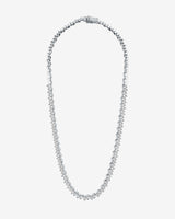 Suzanne Kalan Princess Milli Diamond Tennis Necklace in 18k white gold