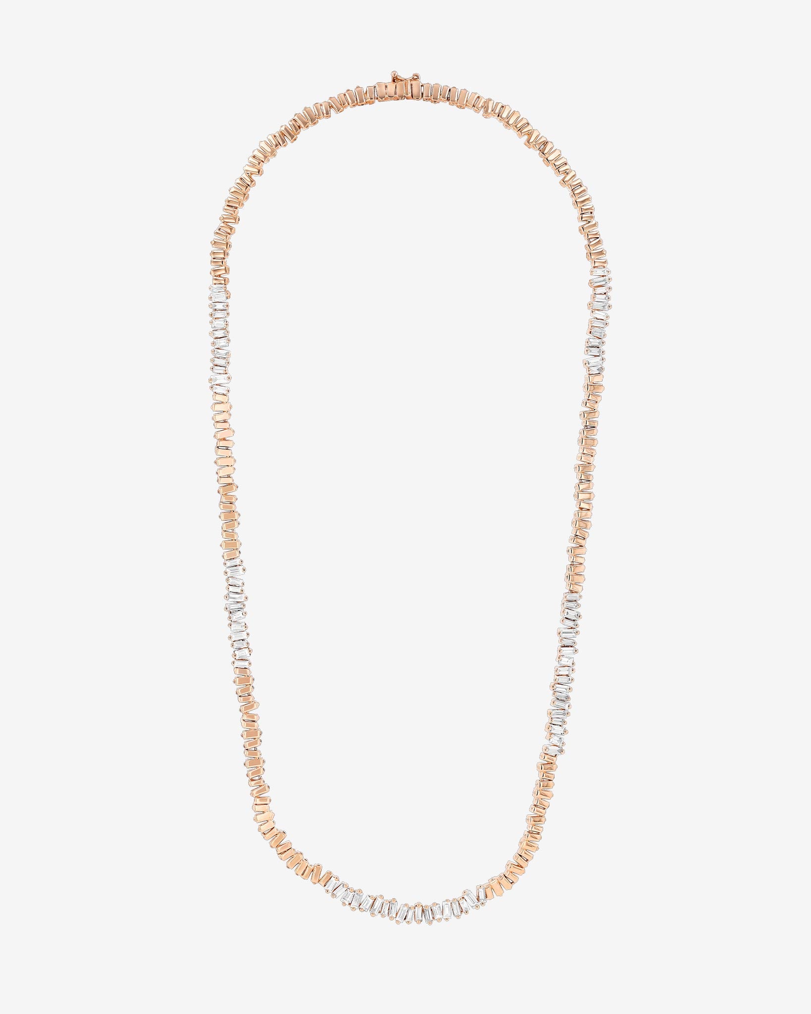 Classic Diamond 50/50 Tennis Necklace | Suzanne Kalan®