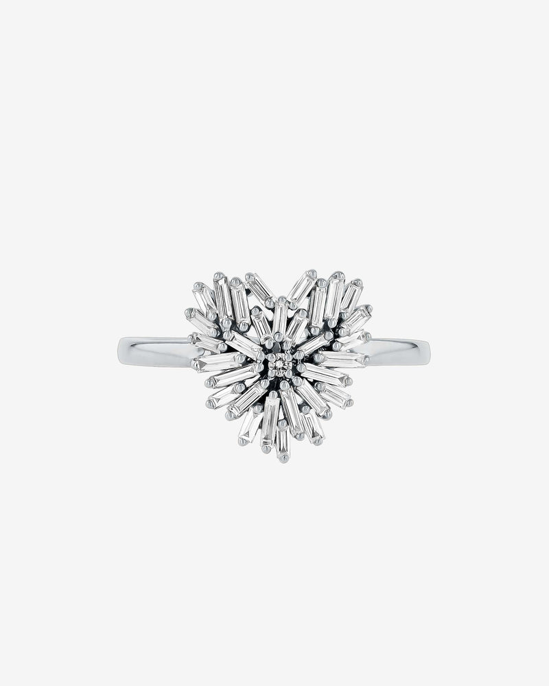 Suzanne Kalan 18K Small Sparkler White Diamond Ring, Women's, 6, Rings Diamond Rings