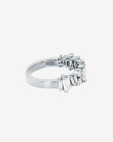 Suzanne Kalan Classic Diamond Cluster Half Band in 18k white gold