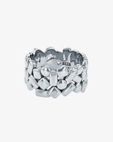 Suzanne Kalan Golden Triple Row Eternity Band in 18k white gold