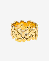 Suzanne Kalan Golden Triple Row Eternity Band in 18k yellow gold