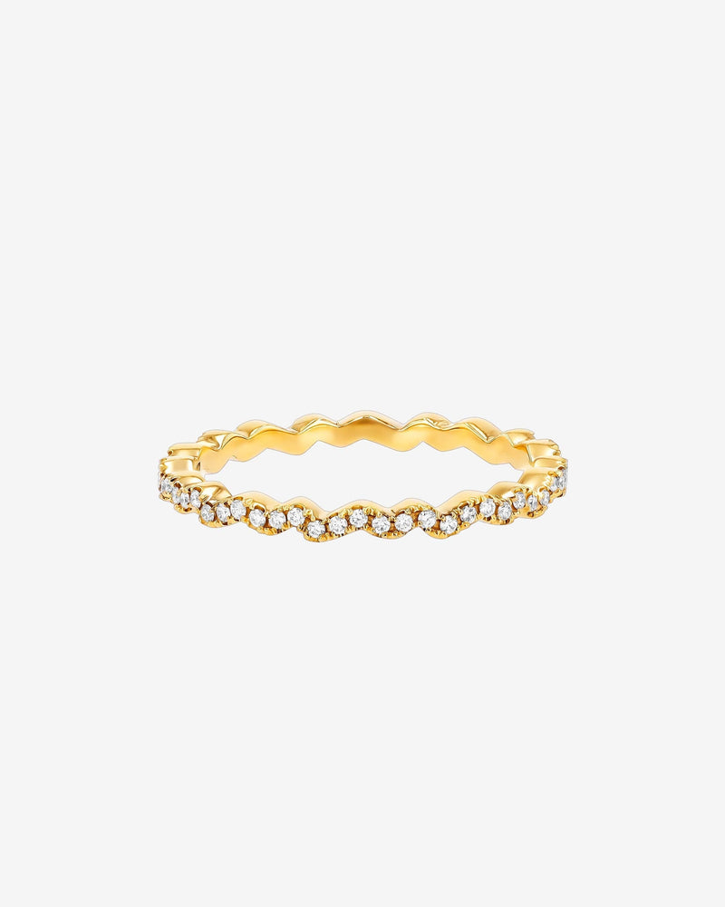 Suzanne Kalan Classic Diamond Ivy Eternity Band in 18k yellow gold