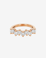 Suzanne Kalan Princess Milli Diamond Half Band in 18k rose gold
