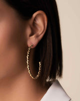 Suzanne Kalan Golden Milli Hoops in 18k yellow gold