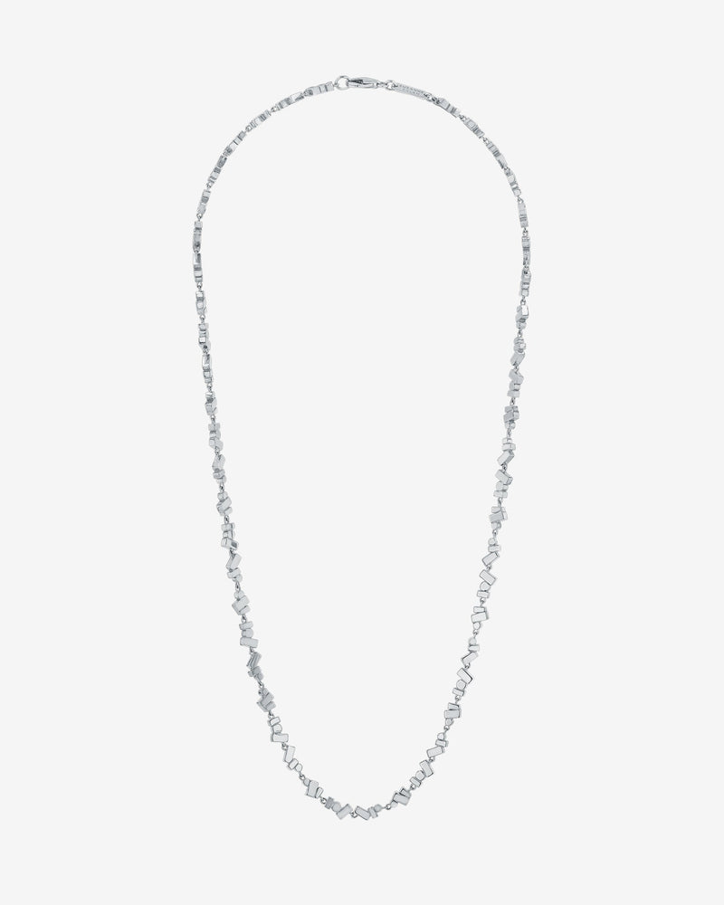 Suzanne Kalan Golden Cluster Tennis Necklace in 18k white gold