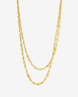 Suzanne Kalan Golden Cluster 36" Inch Tennis Necklace in 18k yellow gold