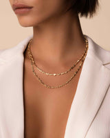 Suzanne Kalan Golden Cluster 36" Inch Tennis Necklace in 18k yellow gold