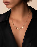 Suzanne Kalan Golden Cascade Necklace in 18k yellow gold