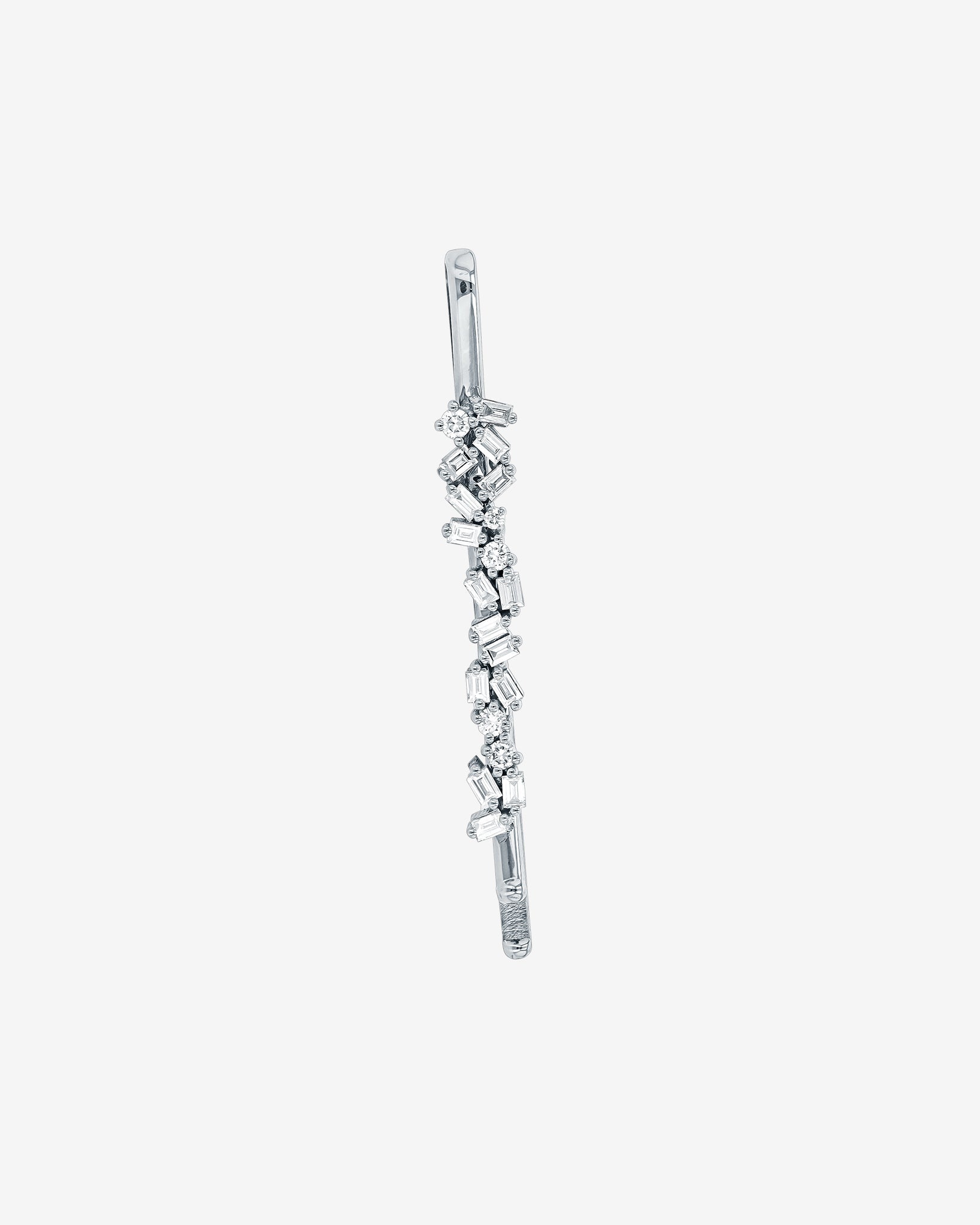 Suzanne Kalan Diamond Frenzy Hairpin in 18k white gold