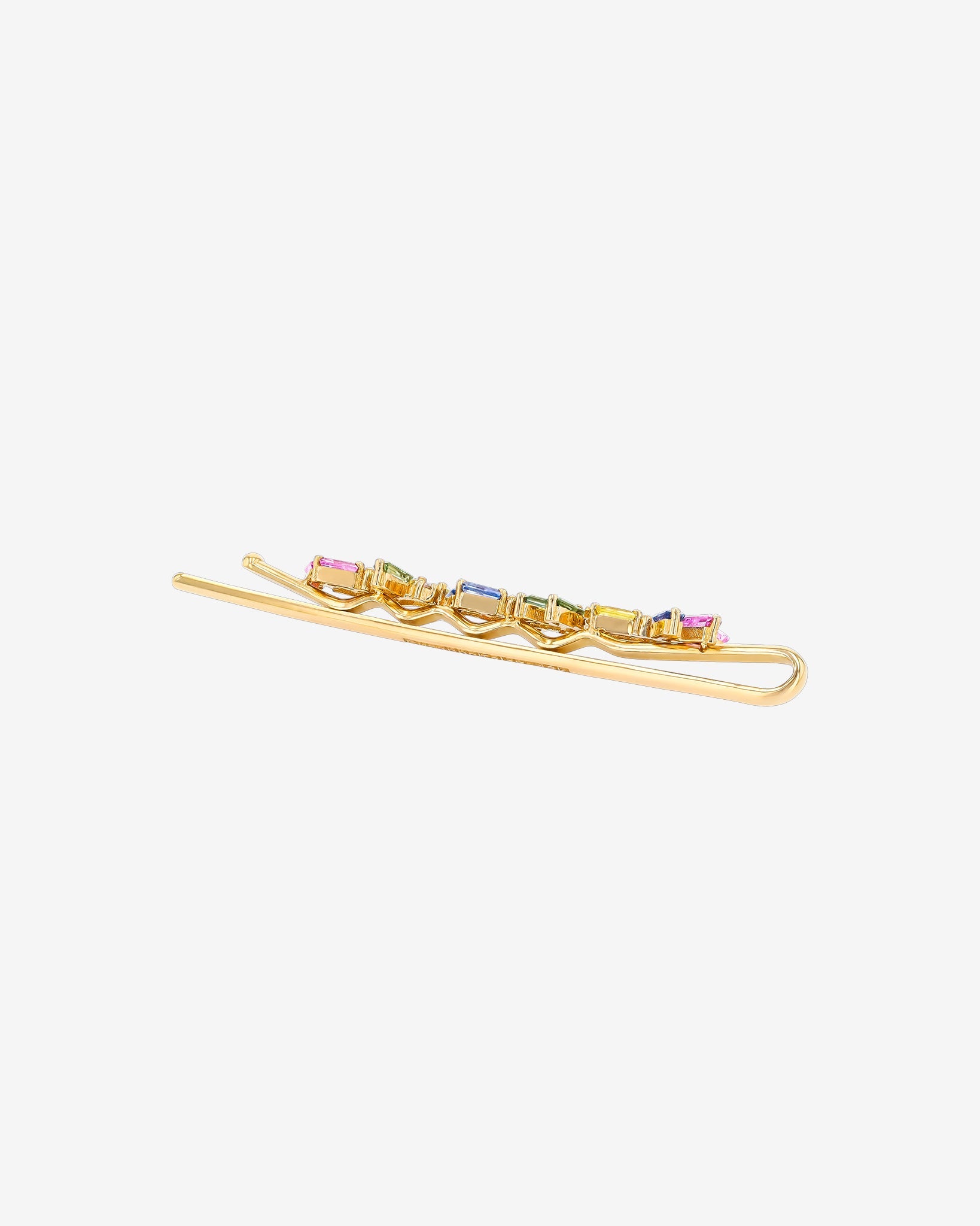 Suzanne Kalan Pastel Sapphire Frenzy Hairpin in 18k yellow gold