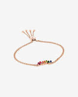 Kalan By Suzanne Kalan Amalfi Rainbow Pulley Bracelet in 14k rose gold