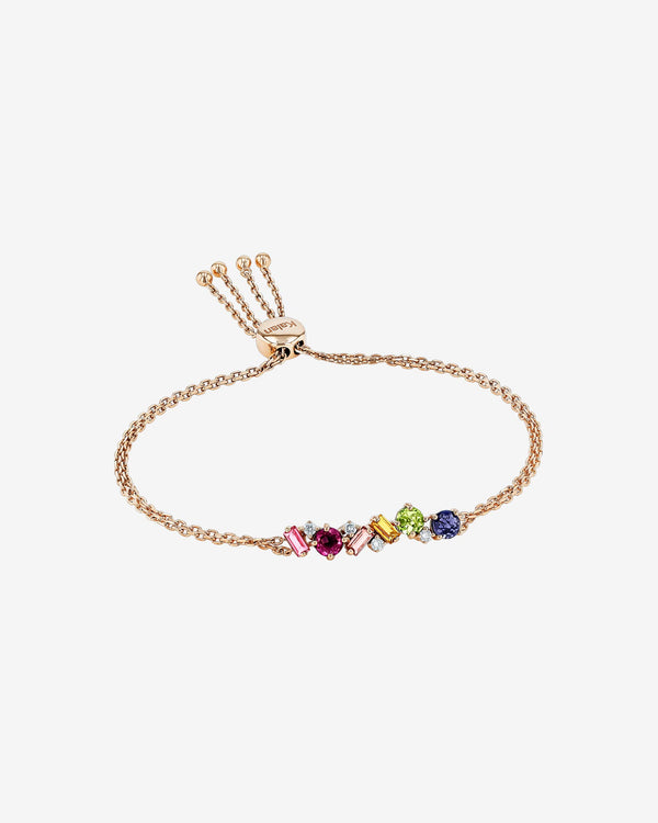 Kalan By Suzanne Kalan Amalfi Blend Rainbow Pulley Bracelet in 14k rose gold