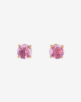 Kalan By Suzanne Kalan Amalfi Rose De France Round Studs in 14k rose gold