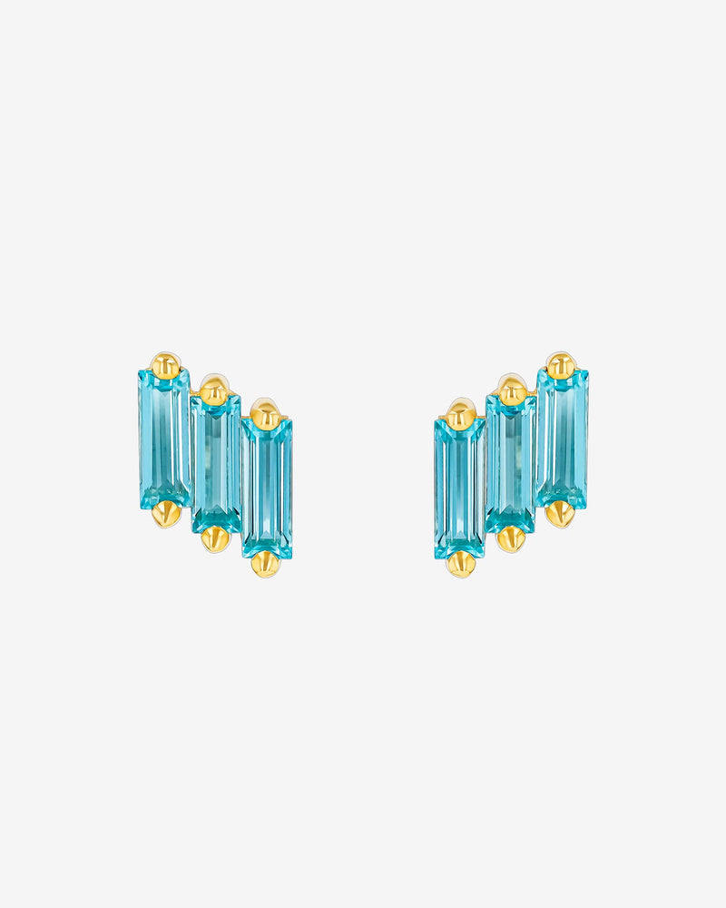 Amalfi Midi Blue Topaz Studs